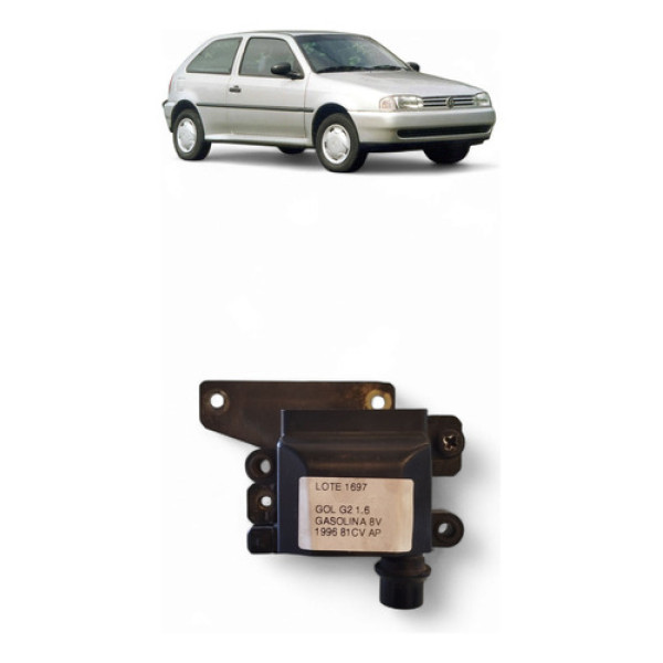 Bobina De Ignição Vw Gol G2 1.6 Ap 1996 F5fu12029aa
