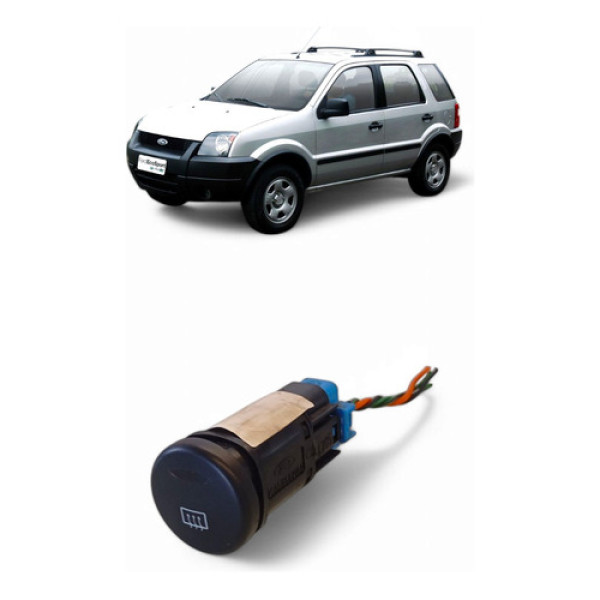 Botão Desembaçador Ford Ecosport 1.6 8v 2005/06 2s6518c621aa