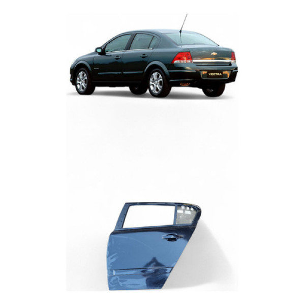 Porta Traseira Esquerda Gm Vectra Elegance 2006/2011