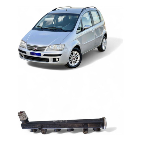 Flauta Bico Injetor Fiat Palio Idea 1.4 Flex 2010 55198266