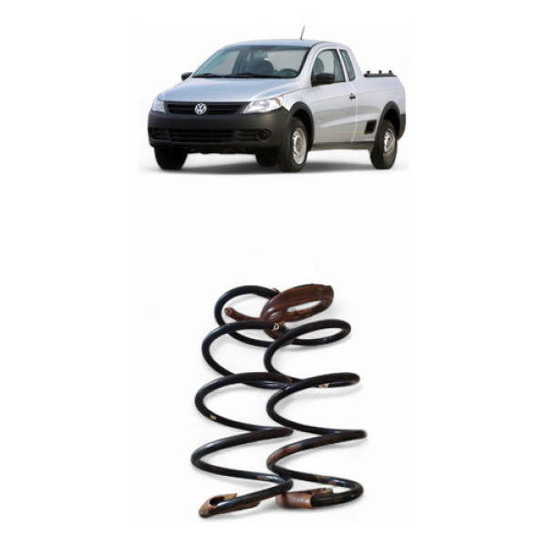 Par Mola Suspensão Dianteira Vw Saveiro 1.6 2009/10