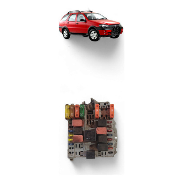 Caixa De Fusíveis Fiat Palio Wk 1.8 2004/05 51720439