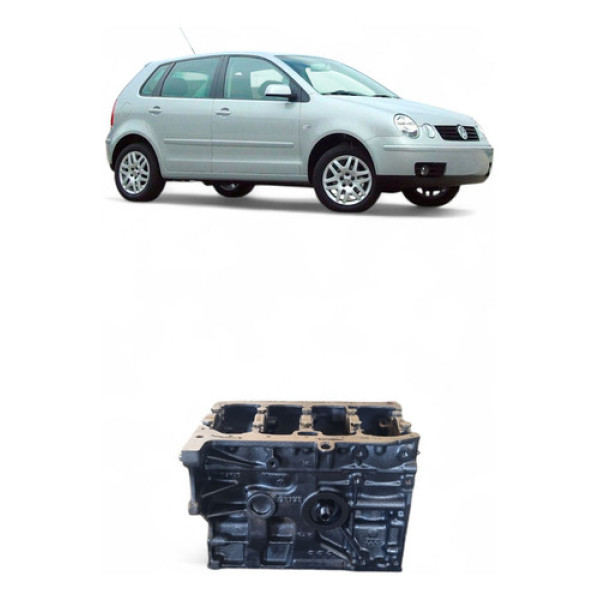 Bloco Motor Volkswagen Polo 1.0 16v Gasolina 2003
