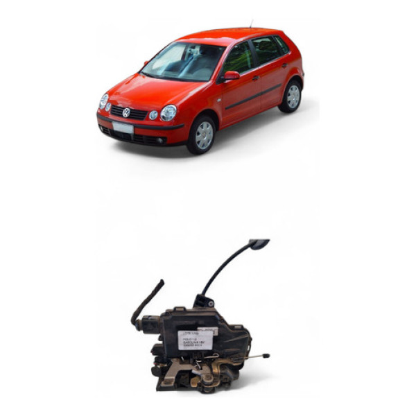 Fechadura Porta Traseira Esquerda Volkswagen Polo 2002/2003