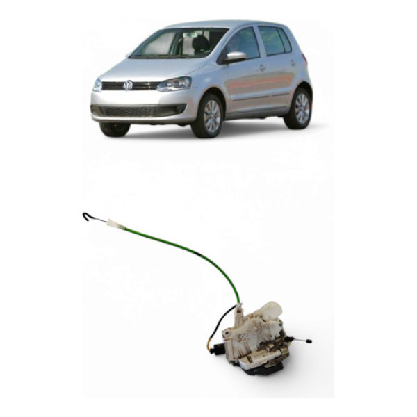 Fechadura Traseira Esquerda Vw Fox 1.0 2012/13