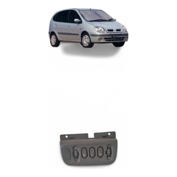 Botão Comando Vidro Elétrico Renault Scenic 2001/2006
