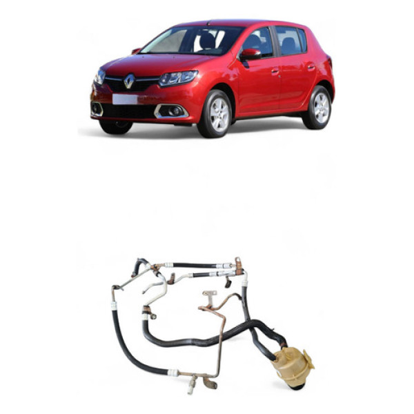 Kit Mangueira Ar Condicionado Renault Sandero 2014/2015