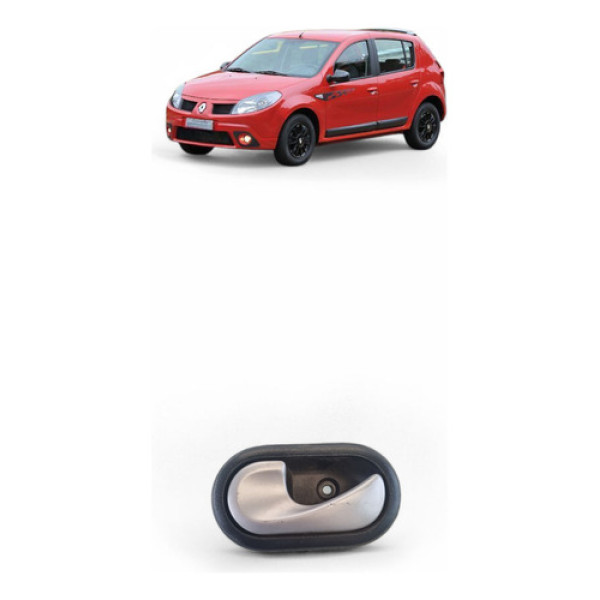 Maçaneta Diant Tras Esquerda Renault Sandero Logan 2008/2014