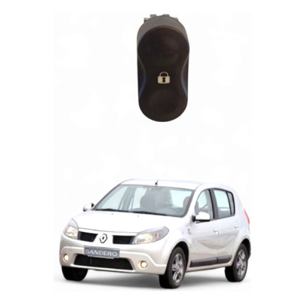 Botão Trava Renault Sandero Logan 2008