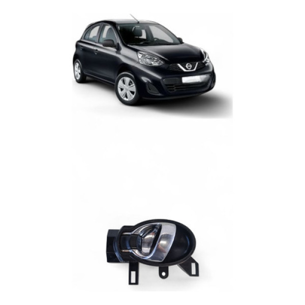 Maçaneta Interna Diant Tras Esq Nissan March 2015/2018