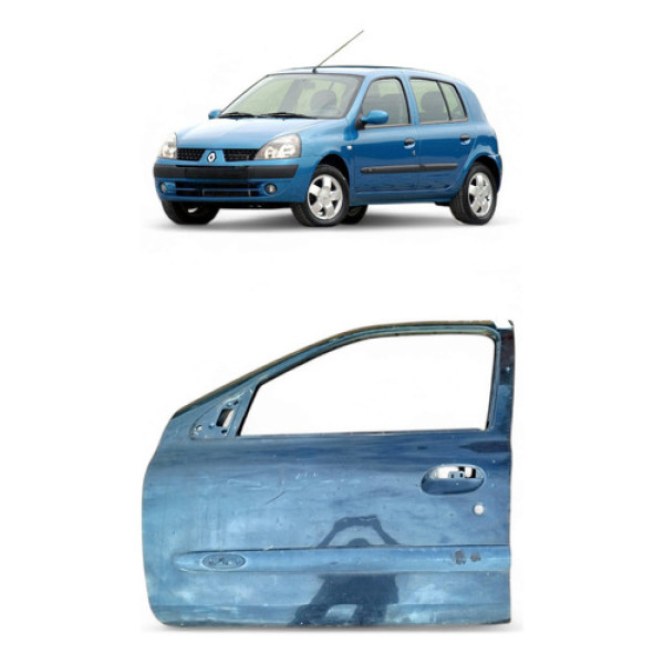 Porta Dianteira Esquerda Renault Clio 2003 4 Portas