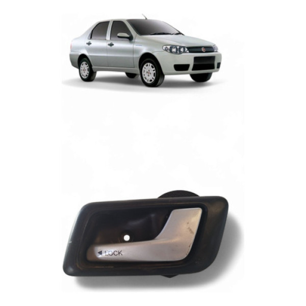 Maçaneta Interna Traseira L/d Fiat Siena 2010/11
