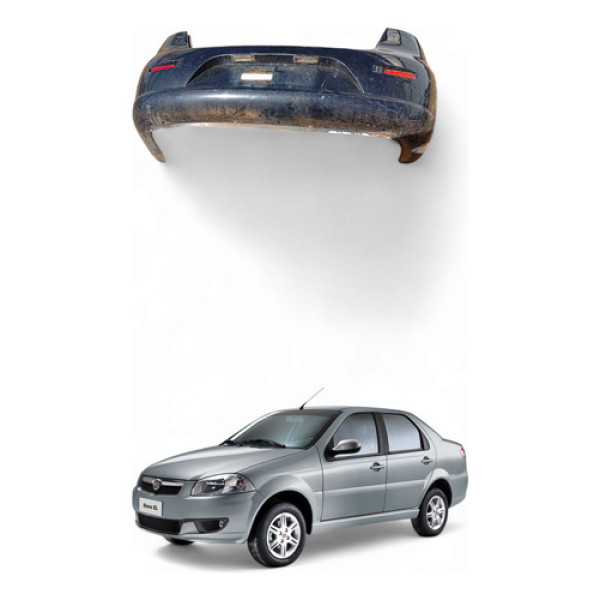 Pára-choque Traseiro Fiat Siena 2008/2014