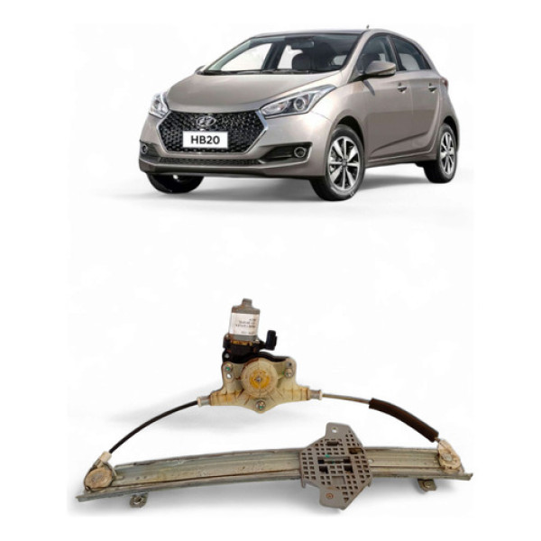 Máquina Vidro Elétrica Dianteira Direito Hyundai Hb20 13/19