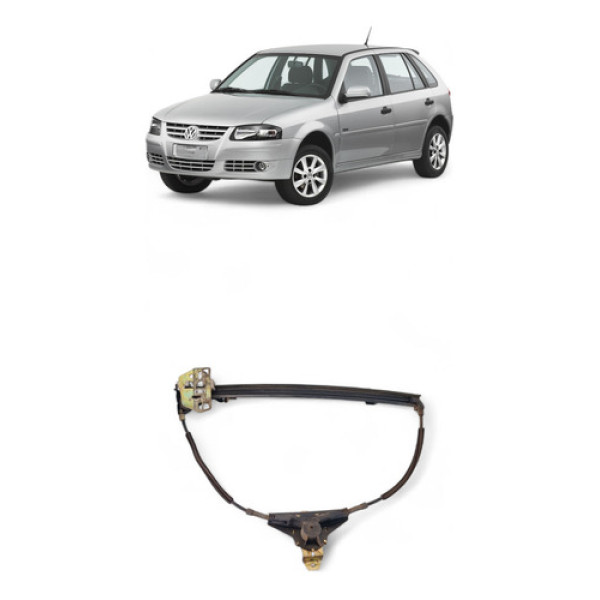 Máquina Vidro Manual Esquerda Volkswagen Gol G4 2014 2p