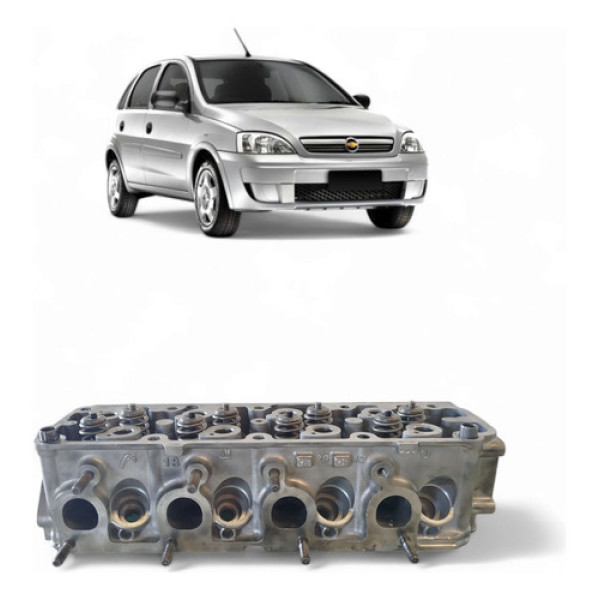 Cabeçote Retificado Gm Corsa Celta Prisma 1.0 Flex Roletado