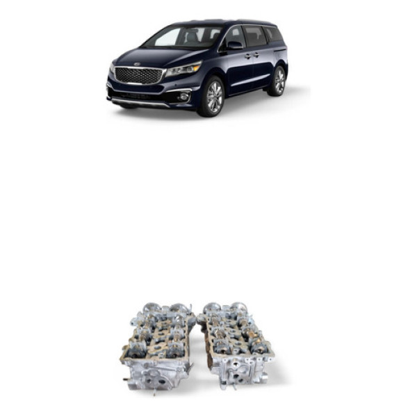 Cabeçote Retificado Kia Carnival Ex 3.3 V6 24v 2015/2016
