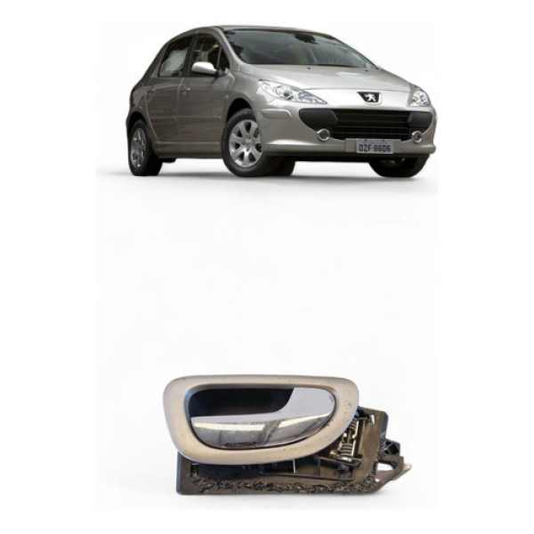 Maçaneta Interna Peugeot 307 Diant Tras Direita 2004/2010