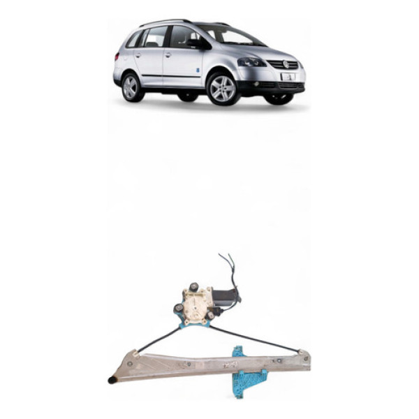 Máquina Vidro Dianteira Esquerda Volkswagen Spacefox 2006/07