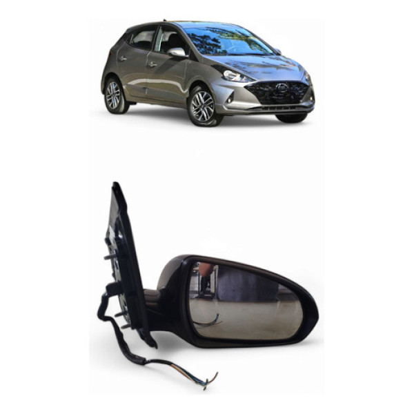 Retrovisor Lado Direito Elétrico Hyundai Hb20 2021/22
