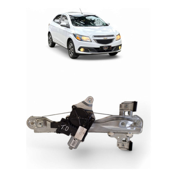 Máquina De Vidro Elétrica Traseira L/d Gm Onix 2014