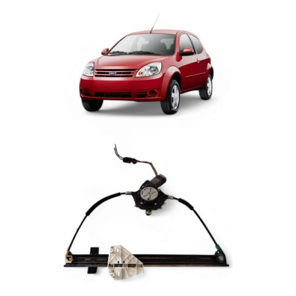 Máquina De Vidro Elétrica Dianteira L/e Ford Ka 2008/9