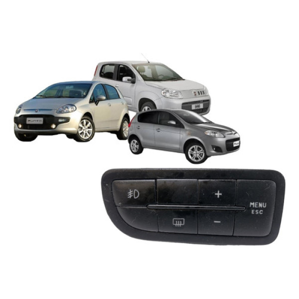 Botão Farol Milha Fiat Palio Uno Siena 2013/14