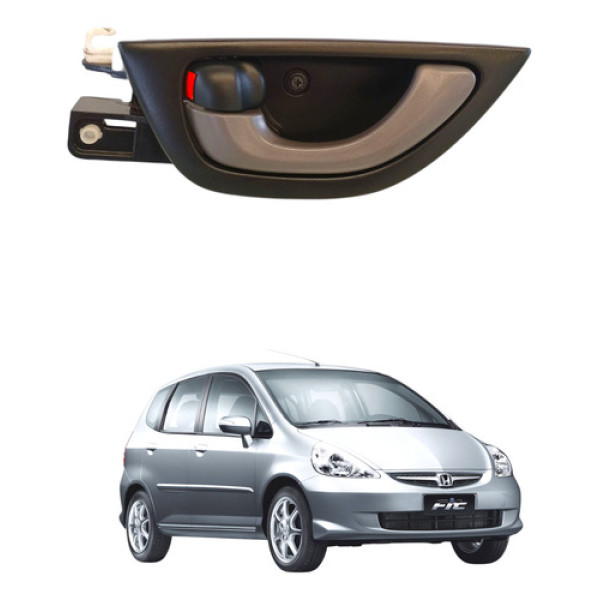 Maçaneta Interna Traseira Esquerda Honda Fit 1.5 2008/09