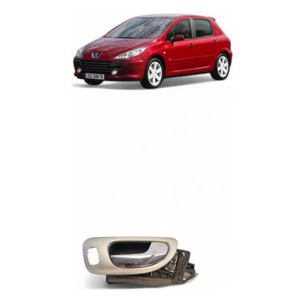 Maçaneta Interna Traseira Direita Peugeot 307 2007