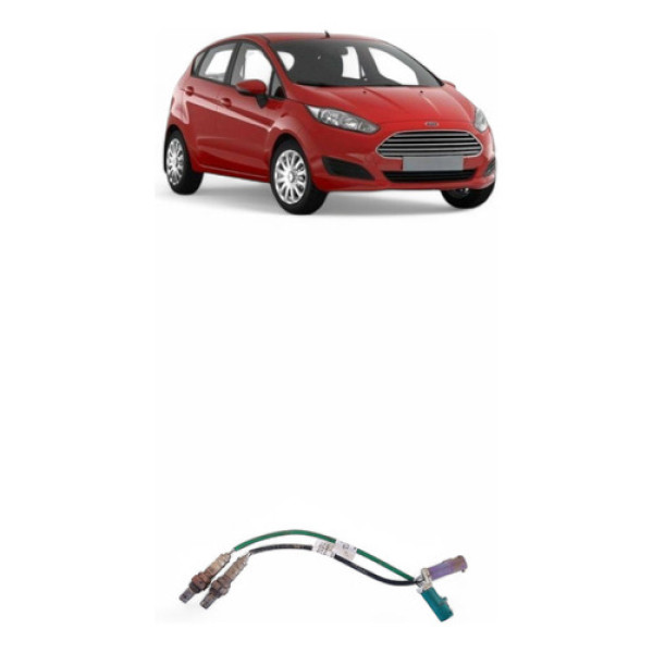 Sonda Lambda Pré Pós Catalisador Ford Fiesta 1.6 2014/2015