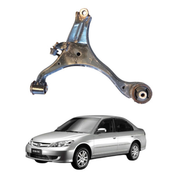 Bandeja Suspensão Lado Esquerdo Honda Civic 1.7 2002/2006