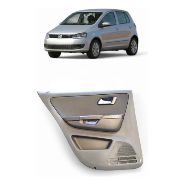 Forro De Porta Traseiro Esquerdo Vw Fox 1.0 2012/13