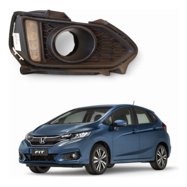 Farol Milha Lado Direito Honda Fit 1.5 2015/2020
