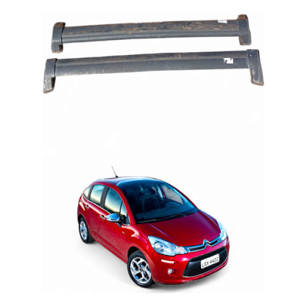 Par Suporte Bagageiro Citroen C3 2013/2014