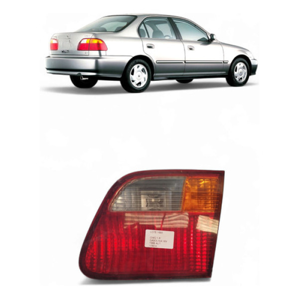 Lanterna Tampa Traseira L/d Honda Civic 1998/99