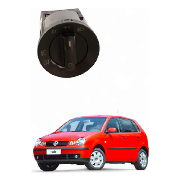 Botão Chave Luz Farol Vw Polo 1.0 16v 2002/2003 80cv