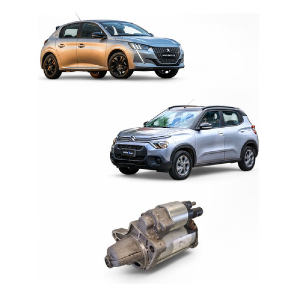 Motor Partida Citroën C3 Feel Peugeot 208 1.0 Flex 2022/2024