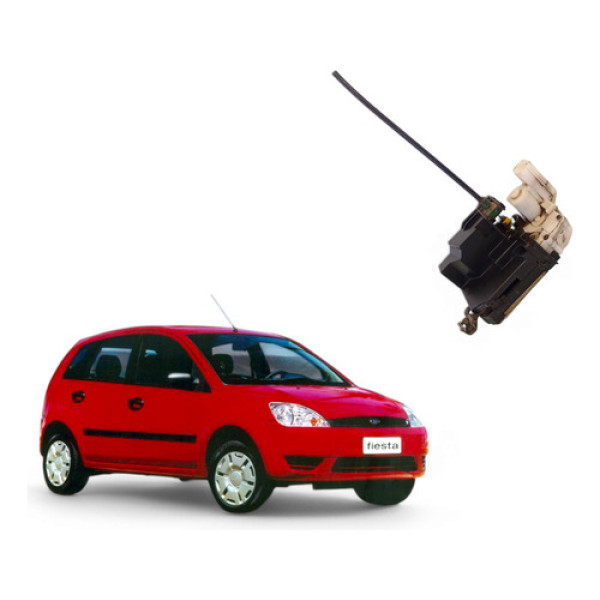 Fechadura Dianteira Direita Ford Fiesta 1.0 8v 2004