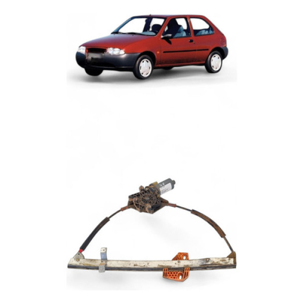 Máquina Vidro Dianteira Esquerda Ford Fiesta 1998/1999
