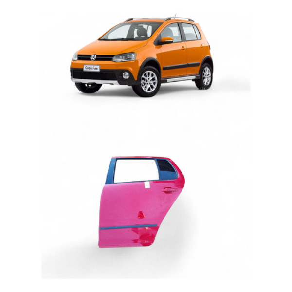 Porta Traseira Esquerda Volkswagen Crossfox 2013/2015