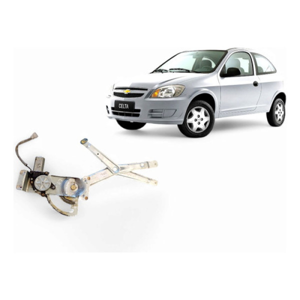 Máquina Vidro Lado Esquerdo Gm Celta 1.0 2012 2 Porta