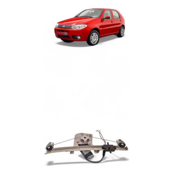 Máquina Vidro Traseira Direita Fiat Palio 2005/2006