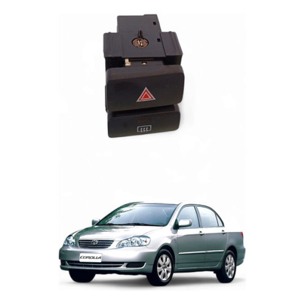 Botão Pisca Alerta Toyota Corolla 1.8 2003/2008 153815
