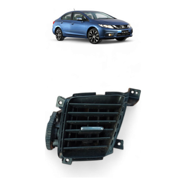 Difusor De Ar Esquerdo Honda Civic 2014/15 77220tr8