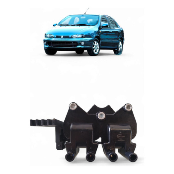 Bobina De Ignição Fiat Brava 1.6 2001/02
