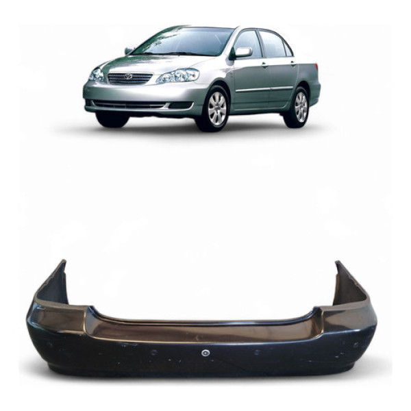 Parachoque Traseiro Toyota Corolla 1.8 2003/04