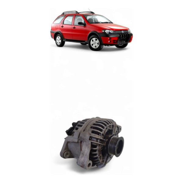 Alternador Fiat Palio Wk 14v 120a 1.8 2004/05 0124515109