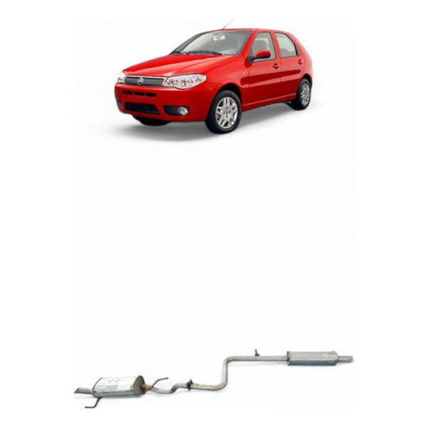 Escapamento Fiat Palio 1.4 2005/2006