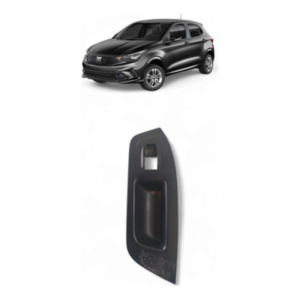 Moldura Botão Vidro Dianteiro Direito Fiat Argo 2021/22