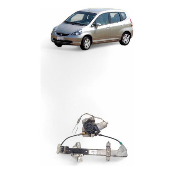 Máquina Vidro Elétrico Traseira Direita Honda Fit 2004/2008